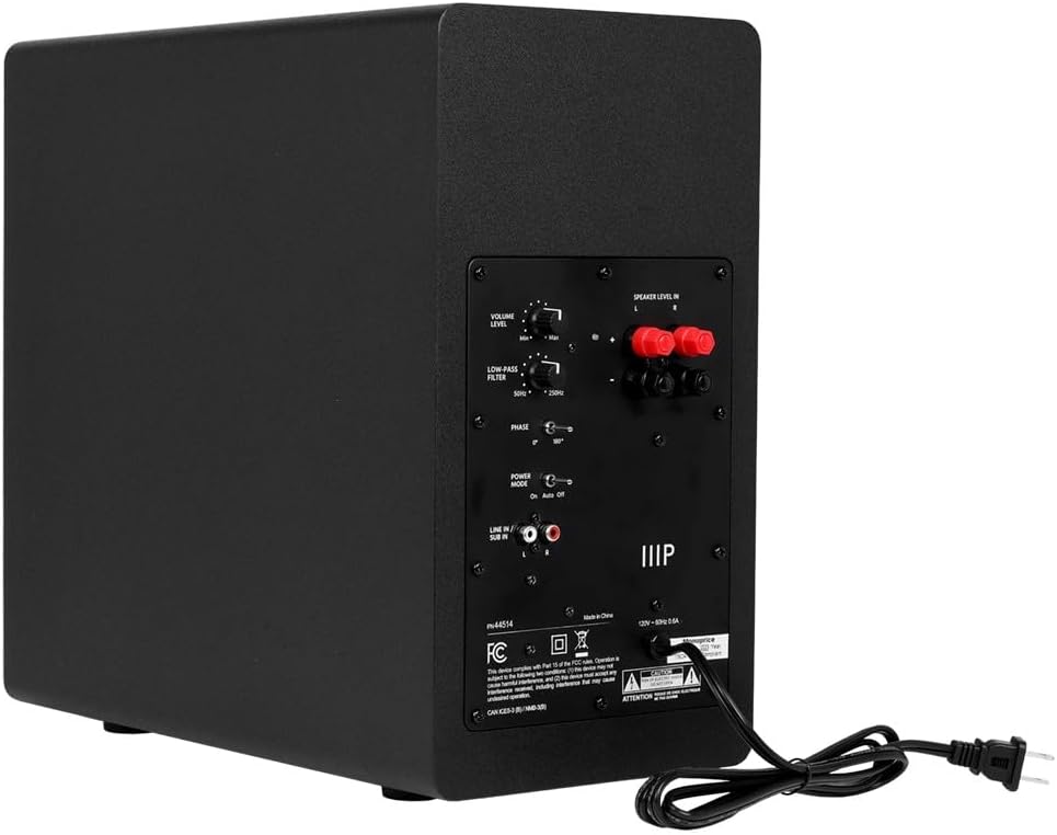 Monoprice 44514 CSW-8 8" Compact Subwoofer