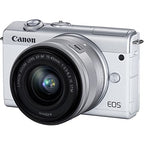 Canon 3700C009 EOS M200 White Mirrorless Camera Kit