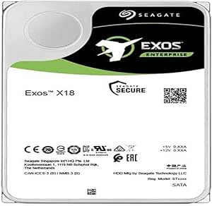 Seagate ST14000NM004J Exos X18 14TB SAS Enterprise HDD