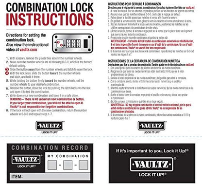Vaultz VZ01216 Locking Laptop Briefcase