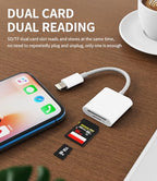 HOYULLI Lightning SD & microSD Card Reader for iPhone
