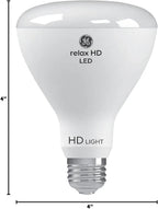 GE 93130640 Relax BR30 Dimmable LED Flood Light 6-Pack