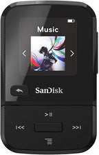 SanDisk SDMX30-032G Clip Sport Go 32GB MP3 Player - Black (Renewed)