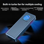 Raxmolo USB4 40Gbps Thunderbolt NVMe SSD Enclosure with Fan