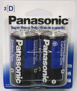 Panasonic 6543872210 Super Heavy Duty D Batteries 24-Pack