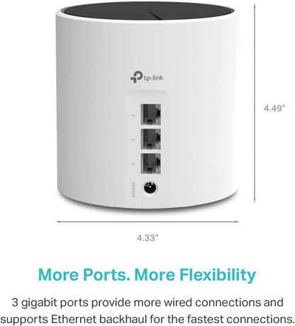 TP-Link Deco X55(1-pack) AX3000 WiFi 6 Mesh System
