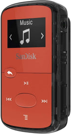 SanDisk SDMX26-008G Clip Jam 8GB MP3 Player Red