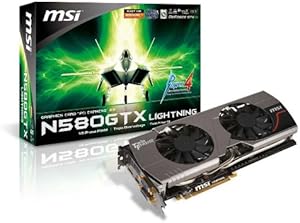 MSI N580GTX LIGHTNING GeForce GTX580 Video Card — main product image