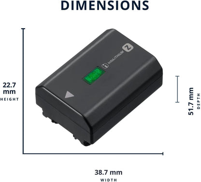 Sony NPFZ100_K7 Camera Battery Two-Pack with Dual Charger