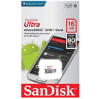 SanDisk 16GB_TF_Ultra_R3 25-Pack MicroSD Card Bundle