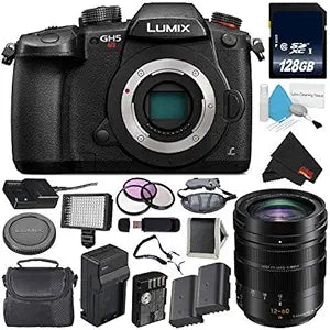 Panasonic DC-GH5S-4 Lumix GH5S - Mirrorless Camera with 12-60mm Lens Bundle