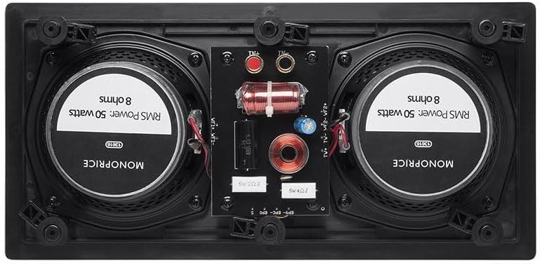 Monoprice 113616 2-Way Carbon Fiber In-Wall Speaker