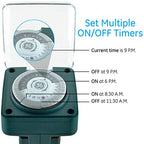 GE 29972 Outdoor 6-Outlet Mechanical Stake Timer