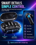Gftrbn 6-in-1 Open-Ear Clip-On Wireless Earbuds