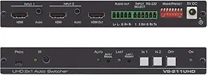 Kramer VS-211UHD HDMI Automatic Switcher — main product image
