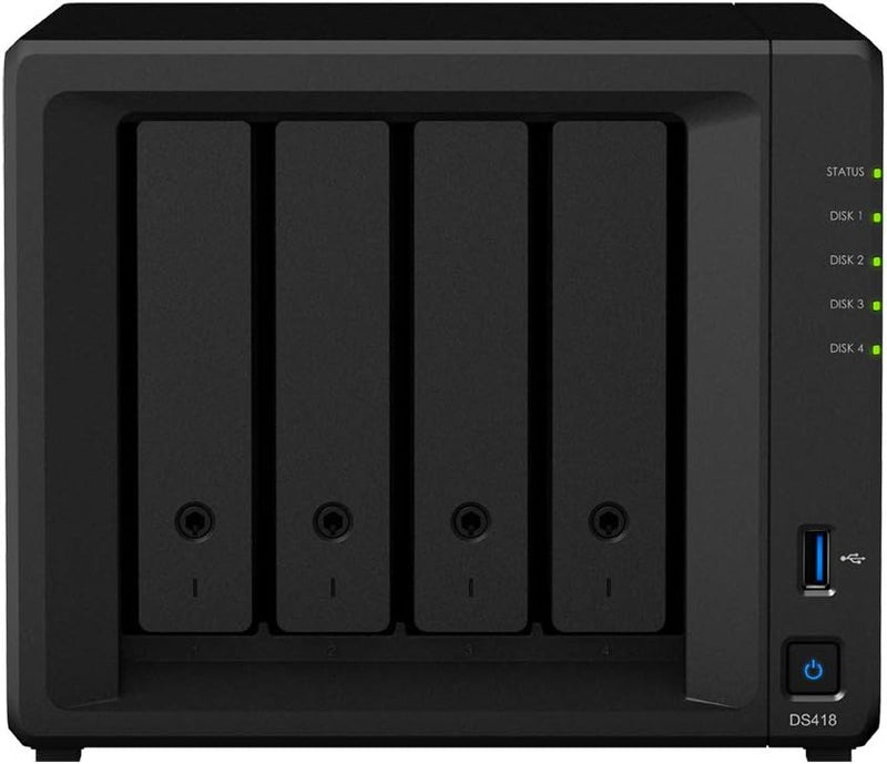 Synology DiskStation DS418 16TB Quad-Core NAS Server — main product image