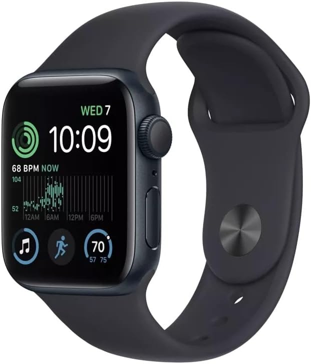 Apple Watch Series 7 (GPS, 45mm) Midnight Aluminum Renewed — main product image