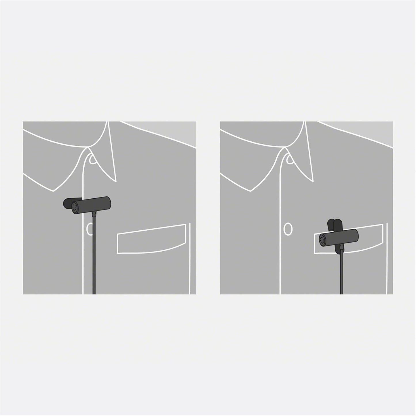 Sony ECMLV1 Compact Stereo Lavalier Microphone