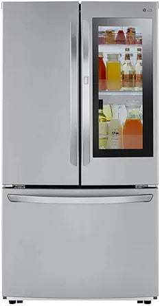 LG LFCS27596S 27 Cu.Ft. InstaView French Door Refrigerator — main product image