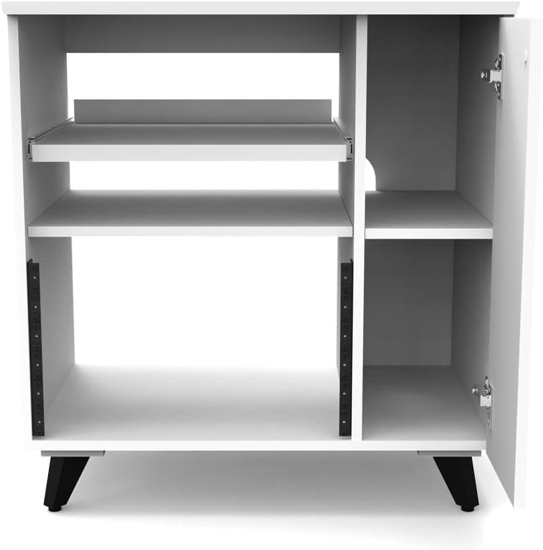 Glorious 246885 Modular Side Rack White Studio Furniture
