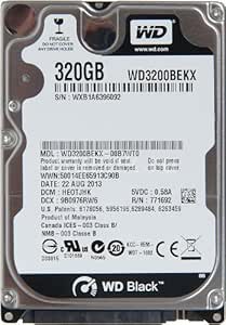 Western Digital WD Scorpio 320GB 7200rpm HDD — main product image