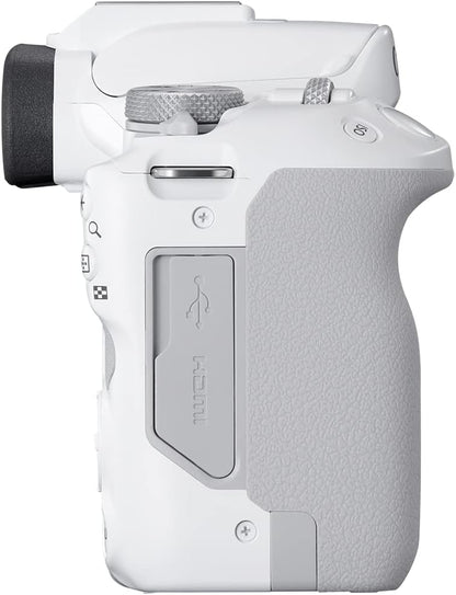 Canon 5812C002 EOS R50 White Mirrorless Vlogging Camera (Body Only)