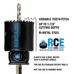 Spyder 600061 Rapid Core Eject 0.75-Inch Bi-Metal Hole Saw