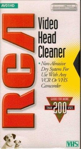 RCA AV01HD Video Head Cleaner VCR VHS Camcorder
