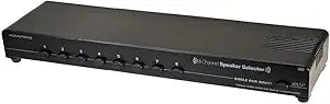 Monoprice 108230 8-Channel Speaker Selector Impedance Protection — main product image