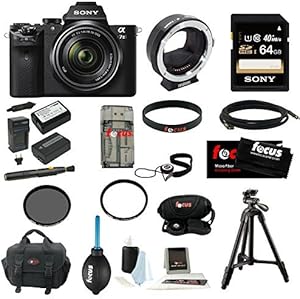 Sony ILCE7M2KB Alpha a7II Mirrorless Camera Kit with Lens Adapter