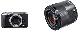Canon Eos M6 Mark Ii Mirrorless Camera: Silver Body, 32mm Lens — main product image