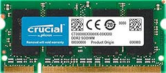 Crucial Dell Inspiron Mini 10 RAM Upgrade - 2GB DDR2