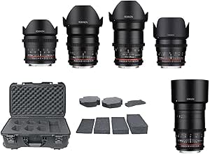 Rokinon Cine DS Lens Bundle Micro Four Thirds MFT