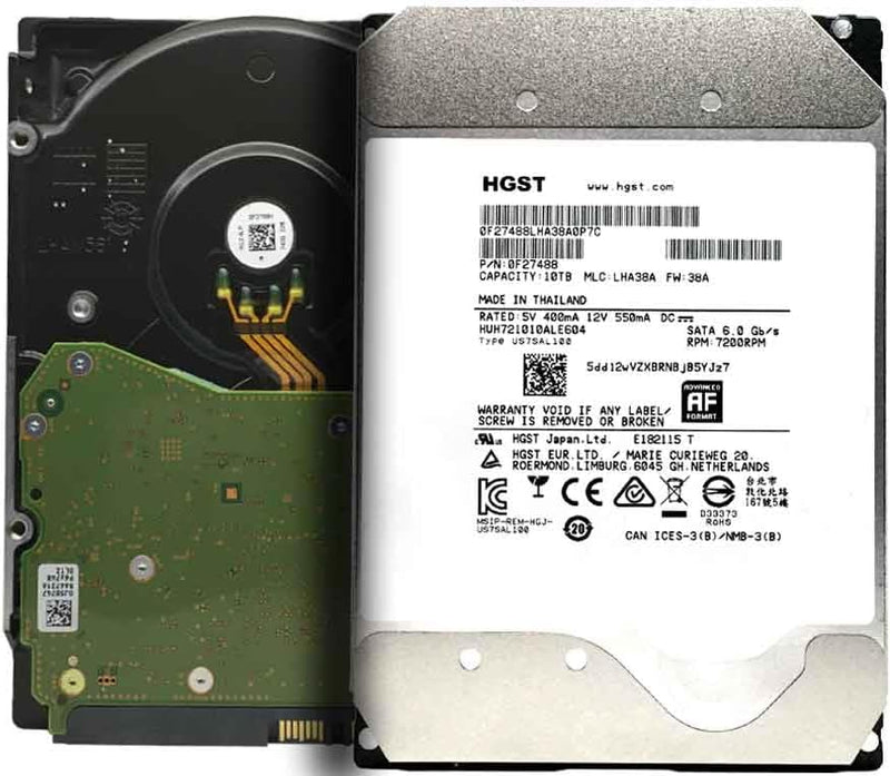 Hitachi HUH721010ALE604 Ultrastar He10 10TB SATA HDD Renewed — main product image