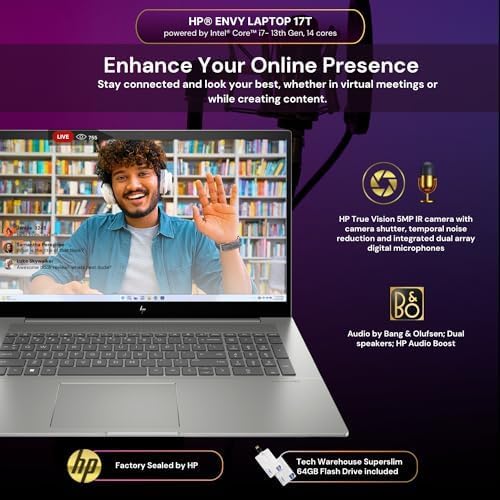 HP Envy 17T Ultra 7 Touchscreen 17.3" Laptop 32GB RAM,1TB SSD