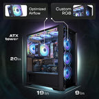 HYPER CYBER NOVA Ryzen 9 Gaming Desktop with RTX 5060 Ti
