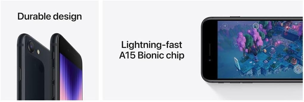 Apple A2595 iPhone SE 3rd Gen 64GB Midnight Unlocked