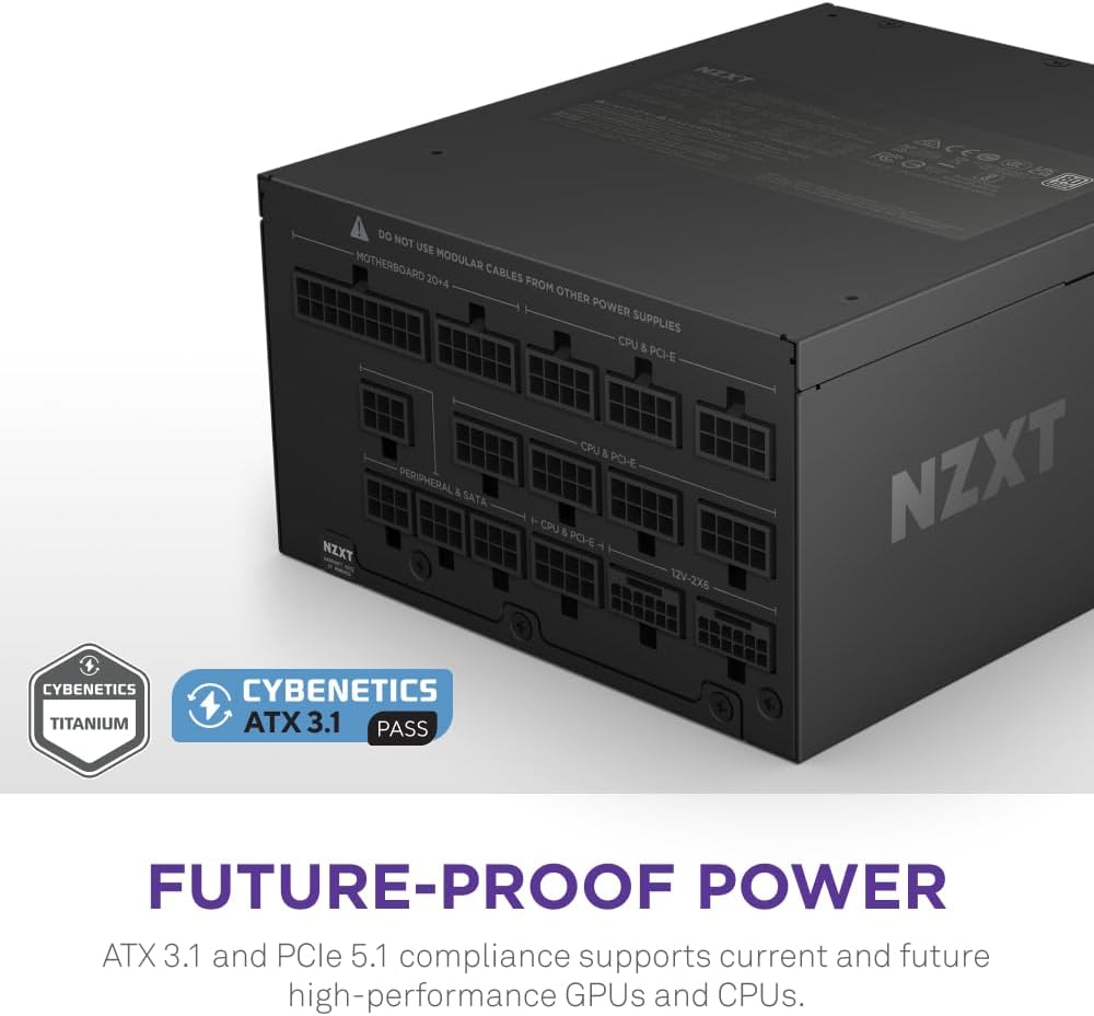 NZXT PA-5P1BB-US C1500 Platinum Low-Noise PSU