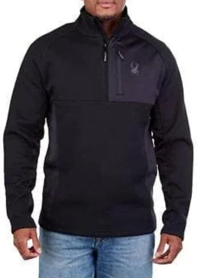 Spyder Gait Men's Half Zip Jacket Black — main product image