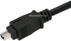 Monoprice 102665 6ft FireWire 6P-4P Cable