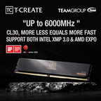 TEAMGROUP T-Create DDR5 6000MHz 32GB Kit and 2TB NVMe SSD Bundle