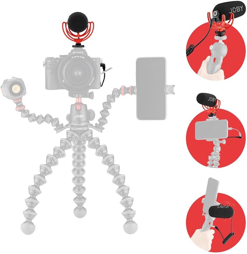Joby JB01675-BWW Wavo On-Camera Microphone Vlogging