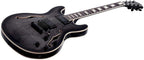 Monoprice 610500 Indio Flamed Maple Hollow-Body Electric Guitar
