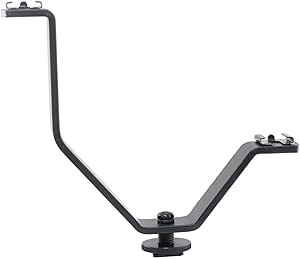 Polaroid PLBRV-24 V-Shape Dual Camera Bracket with Shoe Mounts — main product image