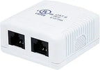Monoprice 107093 Cat6 RJ45 Surface Mount Box