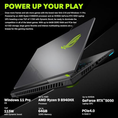 ASUS ROG Strix G18 18-Inch RTX 5050 Gaming Laptop