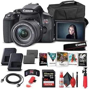 Canon 3924C002 EOS Rebel T8i DSLR Camera Bundle Renewed