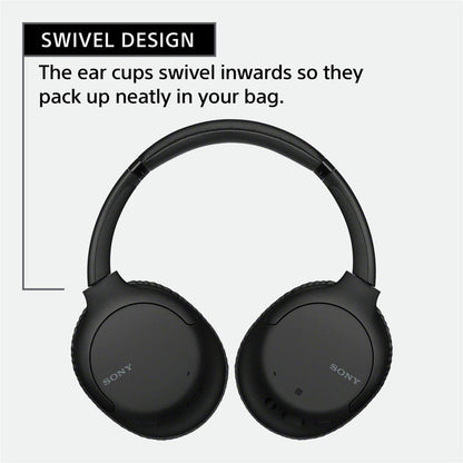Sony WHCH710N/B Wireless Noise Cancelling Headphones - Black