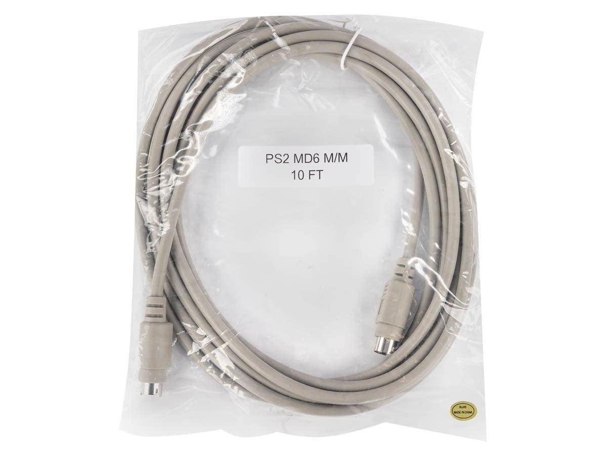 Monoprice 100094 PS/2 Male to Male Cable - 10ft