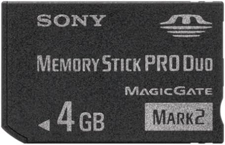Sony FBA_MSM-T4 G 4GB Memory Stick Pro Duo Mark 2